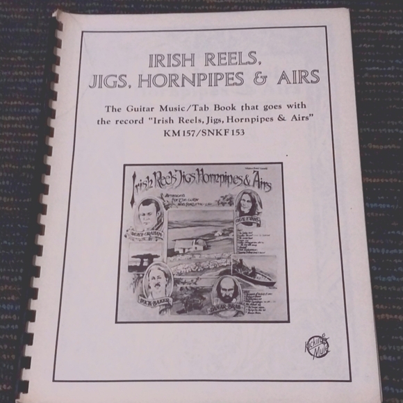 BOGO FREE Vintage 1980 Irish Reels Jigs Hornpipes & Airs Music Song Book - Picture 1 of 7